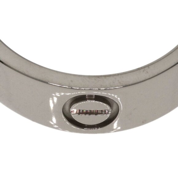 CARTIER 18k White Gold Love Ring #51 - Picture 7 of 9